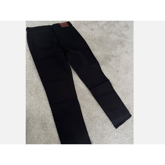 NWT PERFECT FOR SPRING THAKOON CLASSIC CROPPED JEANS BLACK SZ 4 MSRP $150 COTTON - Picture 7 of 8